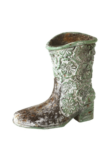 Giddy up, plant lovers! Give your favourite succulent some real Western flair with this Rustic Cowboy Boot Plant Pot from Heaven Sends. Crafted from ceramic with a wonderfully rugged, textured finish, this pot is bursting with personality and quirky charm. It's the perfect home for a small cactus or houseplant and an unbeatable gift for anyone who loves unique decor with a fun, country twist.